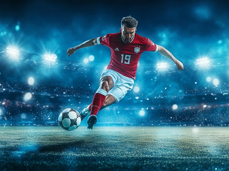 曼联球迷利特勒在老特拉福德展示他的世界飞镖冠军奖杯